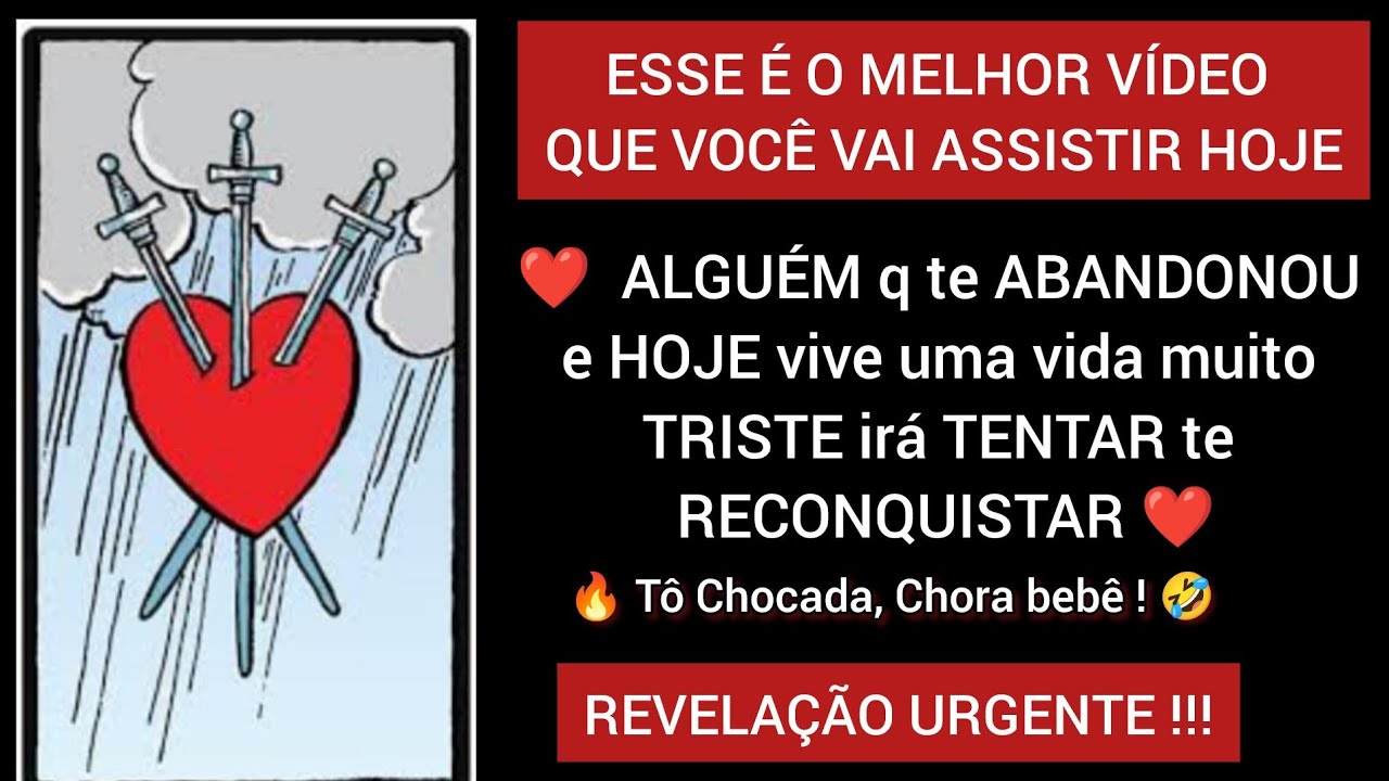 Read more about the article 🥰💔 ALGUÉM q te ABANDONOU e HOJE vive uma vida muito TRISTE irá TENTAR te RECONQUISTAR 😍💋 TAROT AMOR