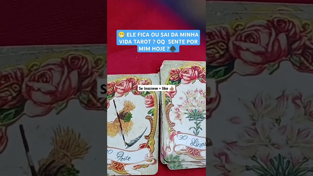 Read more about the article 😁 ELE FICA OU SAI DA MINHA VIDA TAROT ? OQ  SENTE POR MIM HOJE ?♠️ BARALHO CIGANO E TAROT RESPONDE