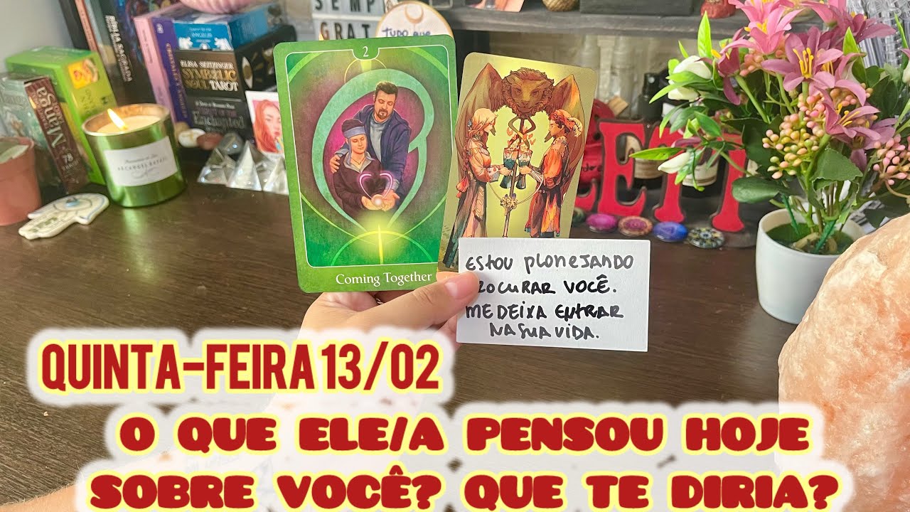 Read more about the article 😱 💭O QUE ELE/A PENSOU HOJE 13/02 SOBRE MIM? QUE ME DIRIA?#leituradetarot #tarotgratis #tarotresponde