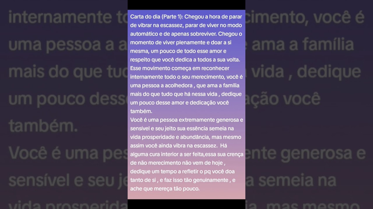 Read more about the article Carta do dia ! #tarot #tiragemcoletiva #baralhocigano #espiritualidade #mensagemcanalizada