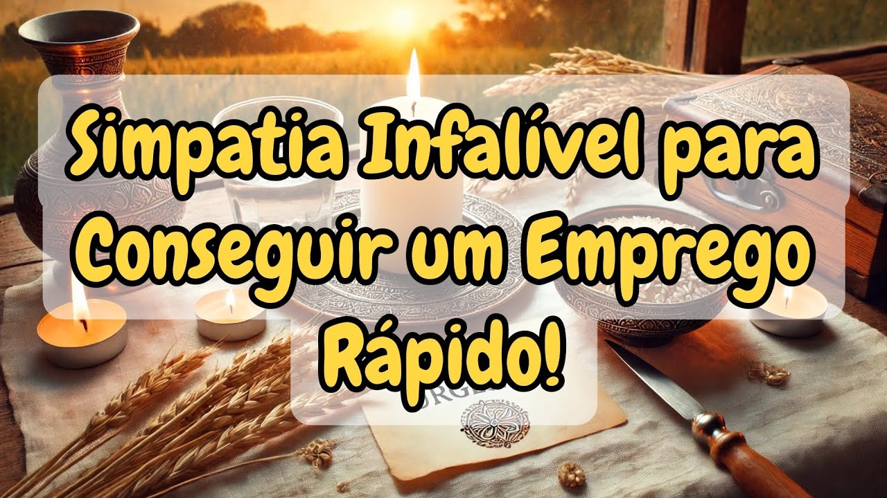 Read more about the article Desempregado? Faça Esta Simpatia e Abra as Portas do Sucesso! #simpatias #emprego #trabalho