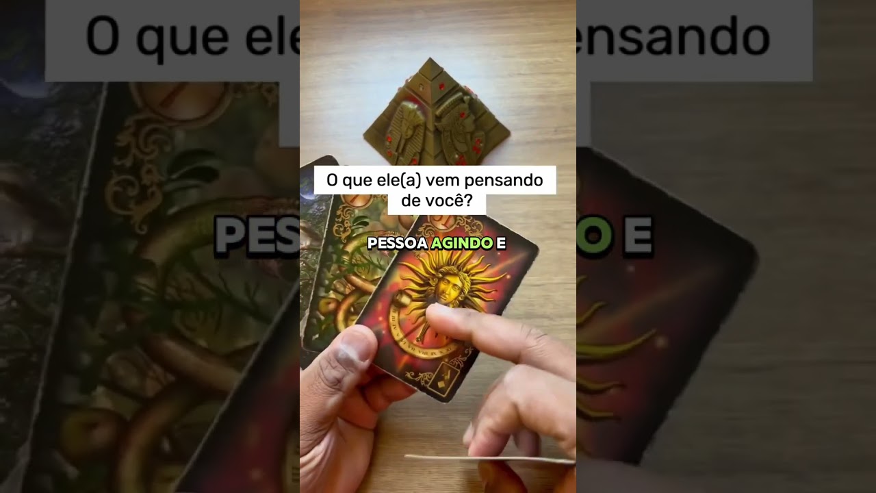 Read more about the article O que essa pessoa vem pensando sobre você? | Tarot de Hoje | #tarot #taro #tarotdehoje #tarothoje