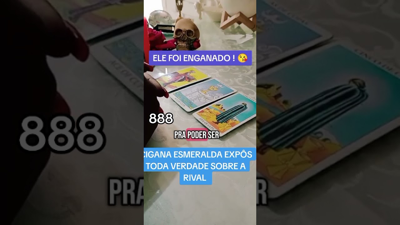 Read more about the article BARALHO FOFOQUEIRO : RIVAL E SER AMADO HOJE – TRIÂNGULO AMOROSO TAROT #baralhocigano #tarot #tarô