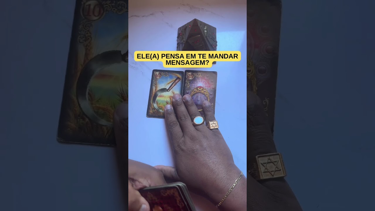 Read more about the article Ele(a) pensa em te mandar mensagem? #tarot #cartomante #tarotreadig