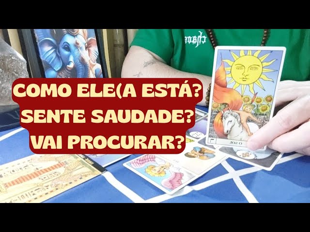 Read more about the article COMO ELE(A) ESTÁ? SENTE SAUDADE? VAI PROCURAR? 🔮 tarot baralho cigano