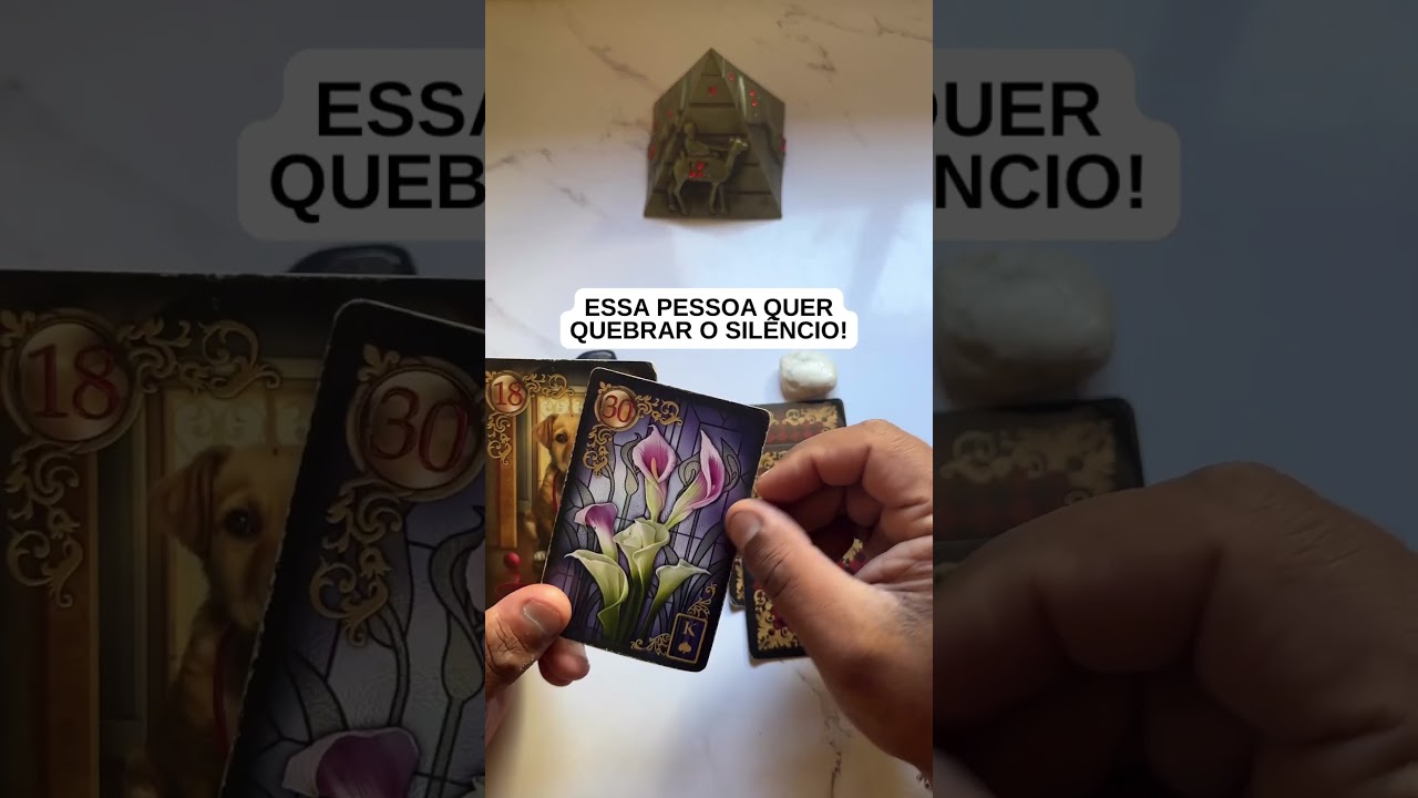 Read more about the article Essa pessoa quer quebrar o silêncio! | Tarot do amor  #tarot #tarotdehoje #tarotreading