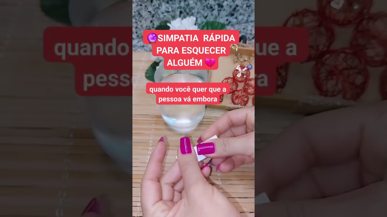 Read more about the article Simpatia para esquecer alguém #simpatias #simpatia #amor #love #fyp