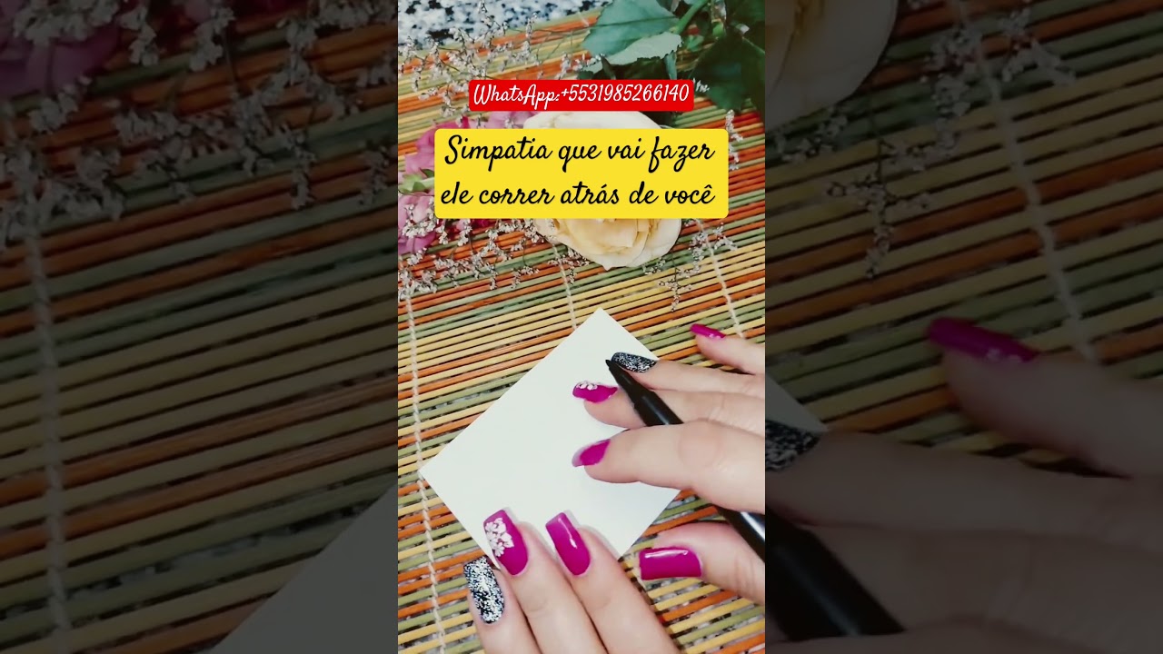 Read more about the article Simpatia que vai fazerele correr atrás de você #simpatia #simpatias #fyp #love