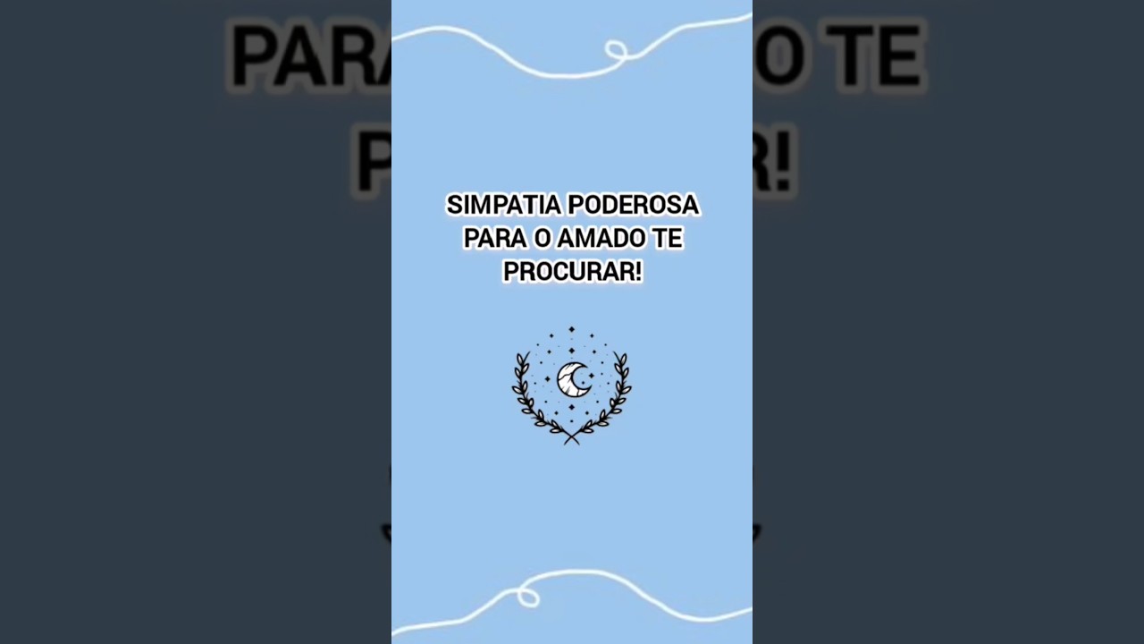 Read more about the article #simpatia #simpatiadoamor #simpatiapoderosa #simpatias