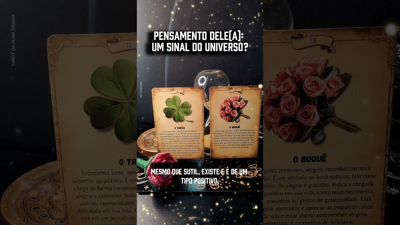 Read more about the article Sinta a energia: ele(a) pensou em você, hoje?” #tarot #baralho
