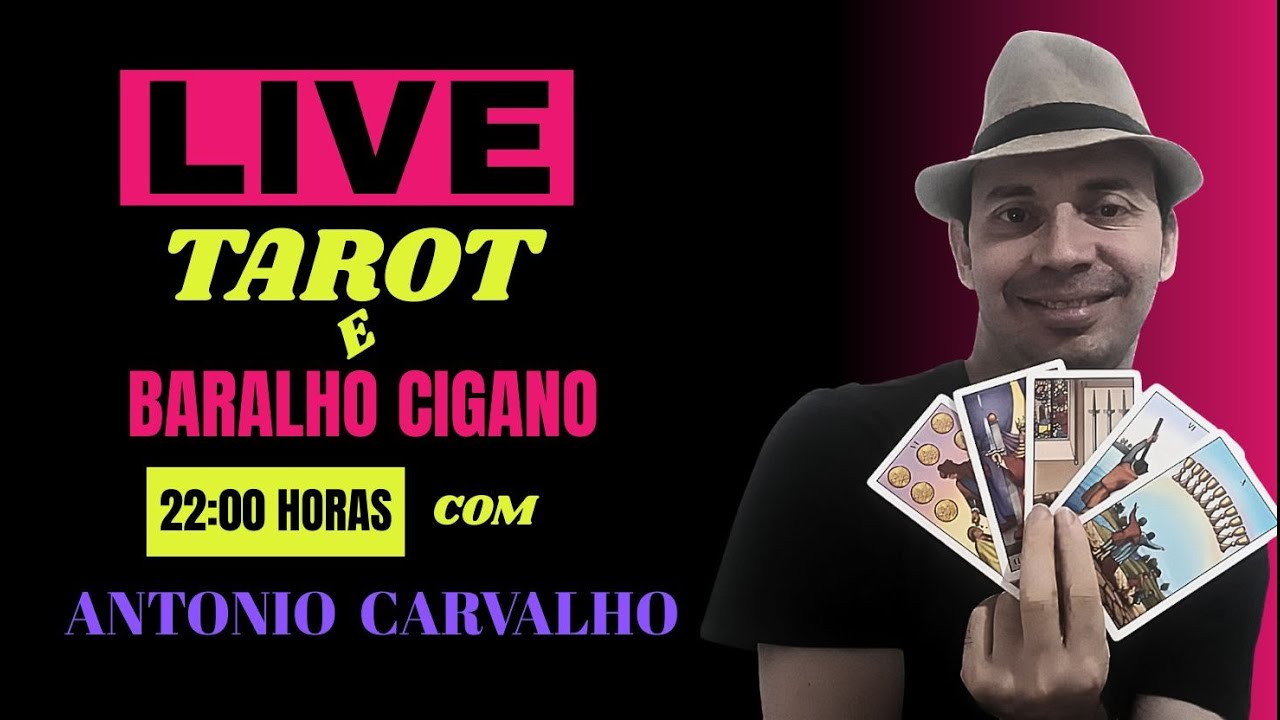 Read more about the article 🃏 Live de TAROT e BARALHO CIGANO dia 01/06/2025 às 22:00 horas