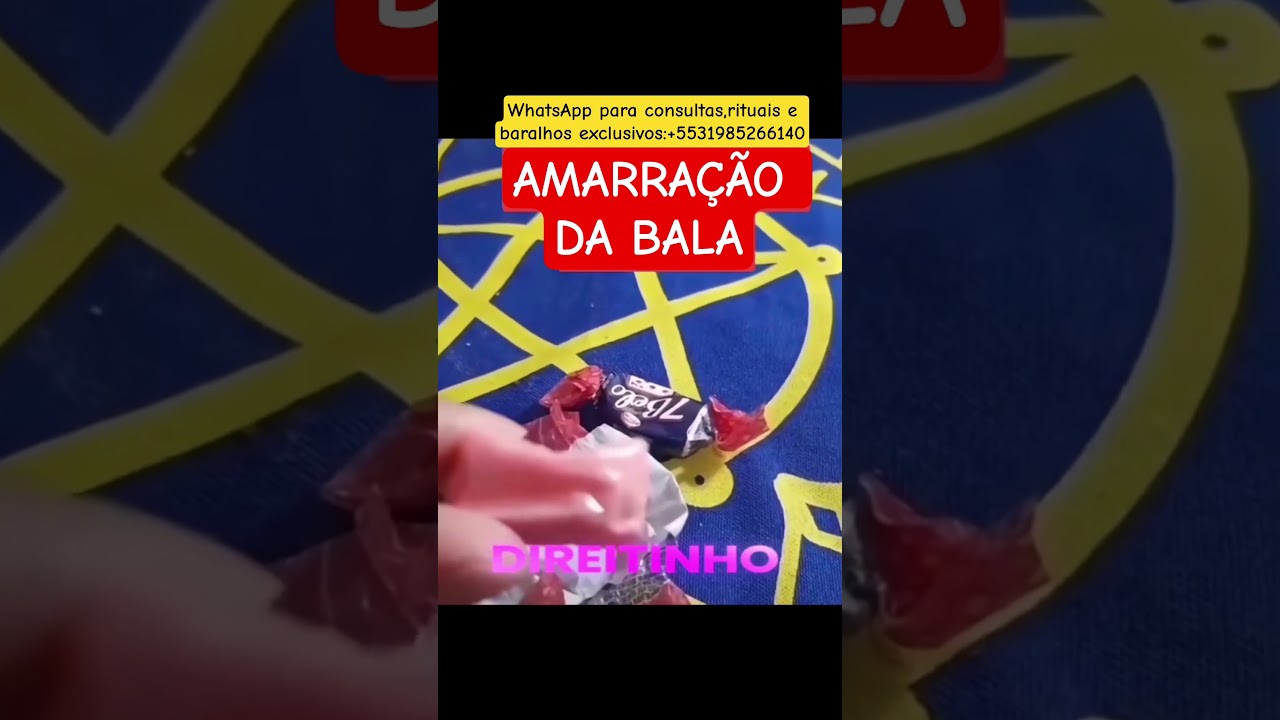 Read more about the article AMARRAÇÃO DA BALA #simpatias #simpatia #bala #amarração #magia #fyp