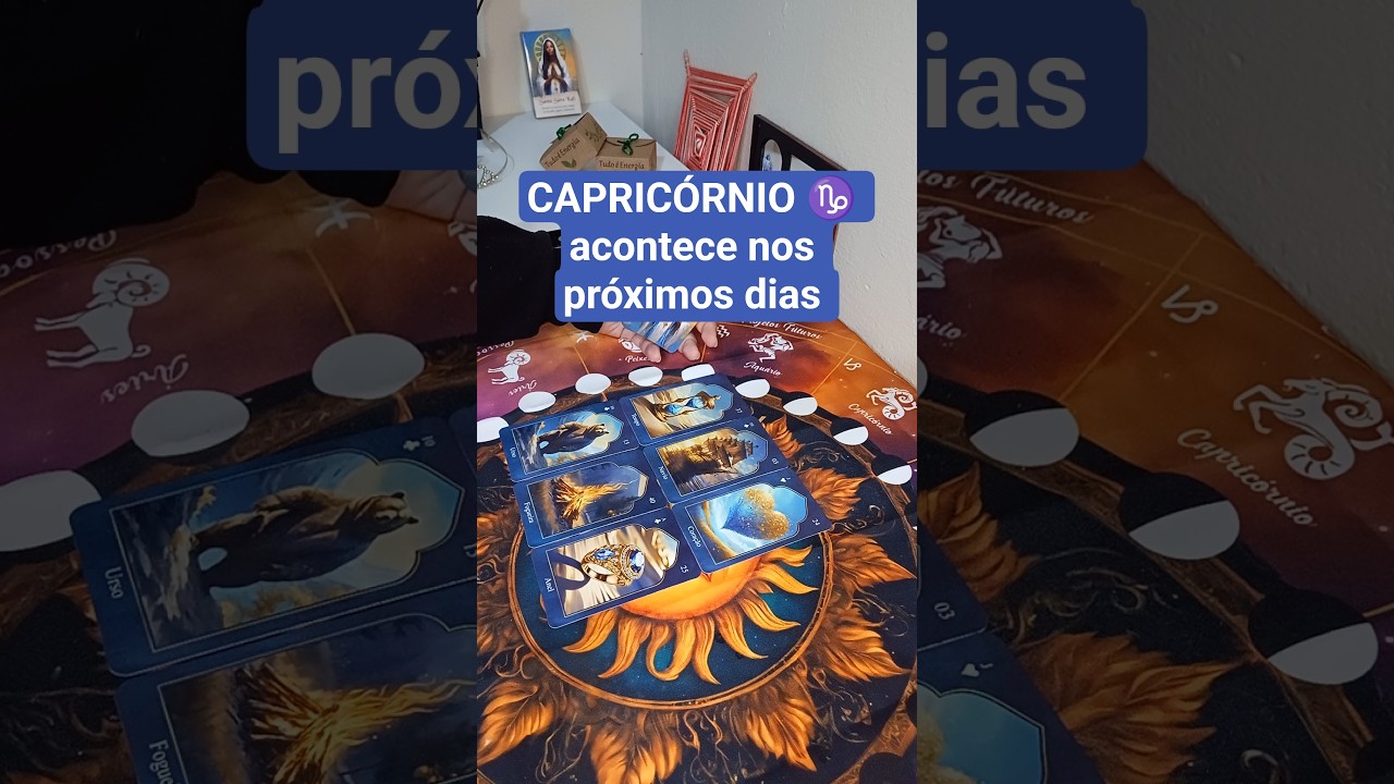 Read more about the article Baralho Cigano 🔮 CAPRICÓRNIO ♑ acontece nos próximos dias #tarot #baralho #baralhociganogratis