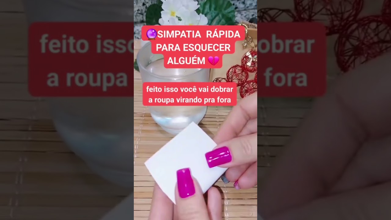 Read more about the article Simpatia para esquecer alguém #simpatias #fyp