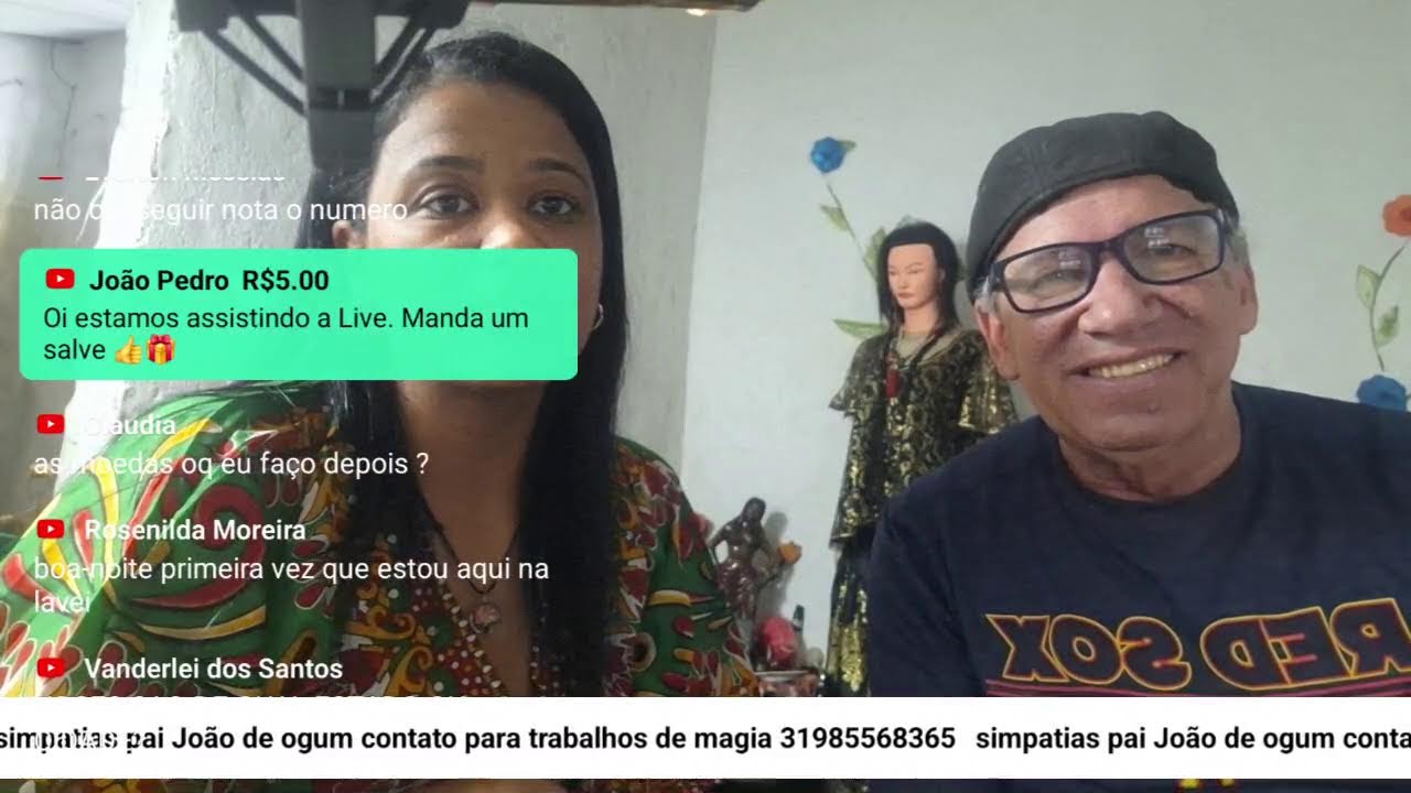 Read more about the article Transmissão ao vivo de Simpatias Pai Joao do Ogum