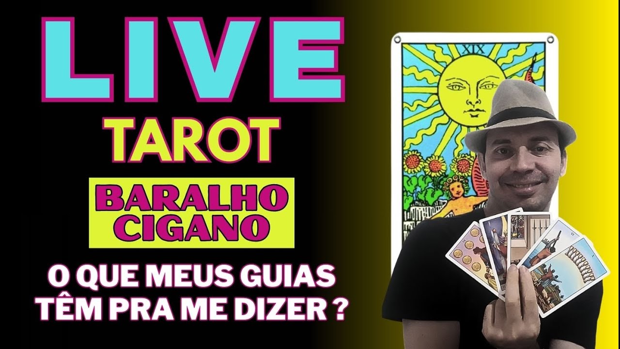Read more about the article 🃏 Live de TAROT e BARALHO CIGANO dia 14/08/2025 às 22:00 horas