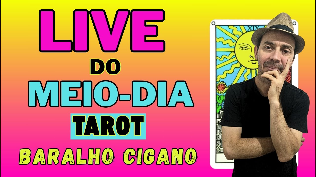 Read more about the article 🃏 Live do Meio Dia / TAROT e BARALHO CIGANO dia 05/08/2025