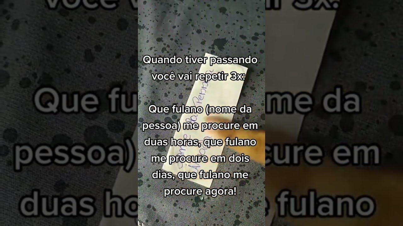 Read more about the article Simpatia para ele te procurar em 2 dias #simpatias #amor #fyp