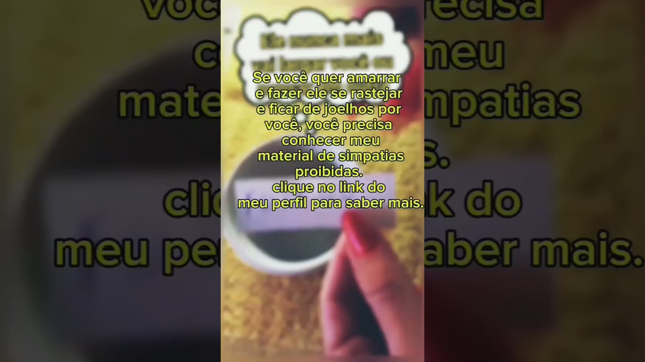Read more about the article Simpatia para limpar todas maldição #simpatia #simpatias #magia #espiritualidade #feitico