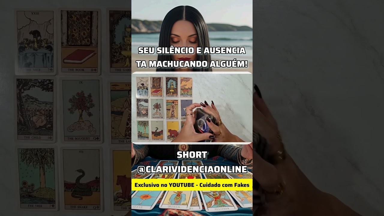 Read more about the article SUA AUSÊNCIA E SILÊNCIO TÁ MACHUCANDO ESSA PESSOA!  #tarotcoletivo #tarot #tarotdodia #tarotreading