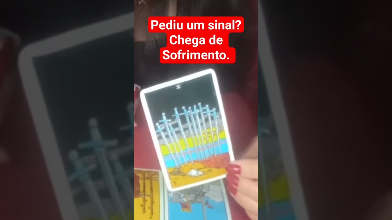 Read more about the article CHEGA DE SOFRIMENTO.#tarot ,#baralhocigano ,#taro