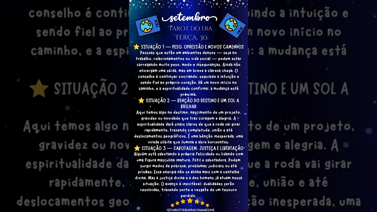 Read more about the article SAGITÁRIO, CÂNCER, VIRGEM, CAPRICÓRNIO, LIBRA E AQUÁRIO. RESUMÃO TAROT DO DIA! #tarot #tarotreading