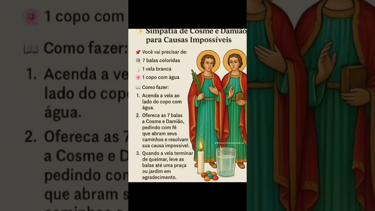 Read more about the article Simpatia de Cosme e Damião