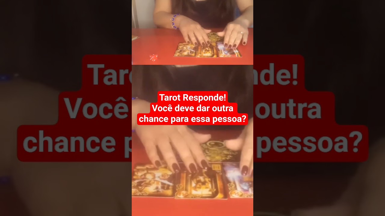 Read more about the article TAROT RESPONDE,VOCÊ DEVE  DAR OUTRA CHANCE PARA ESSA PESSOA? #tarot ,#Tarot responde, #taro