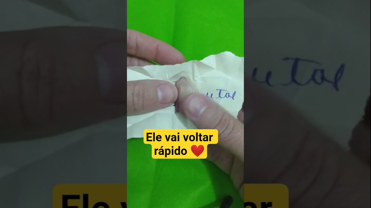 Read more about the article 🔴 ele vai voltar rápido, você vai se surpreender