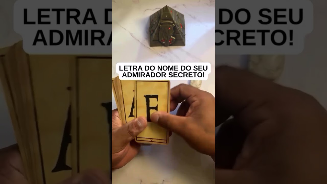 Read more about the article Letra do nome de seu admirador secreto! #tarot #tarotgratis #tarotdehoje #taro #tarôs