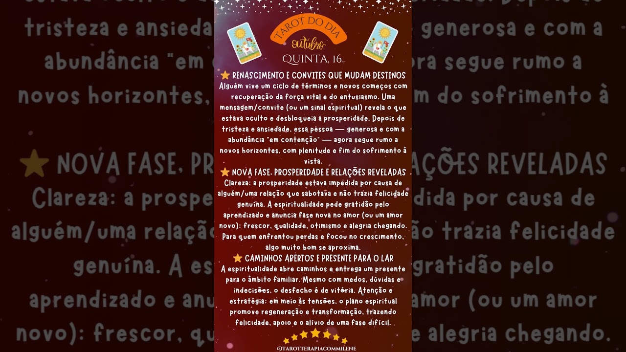 Read more about the article RESUMO TAROT DO DIA: SAGITÁRIO, ÁRIES, VIRGEM, LEÃO, ESCORPIÃO E CÂNCER. #tarot #autoconhecimento