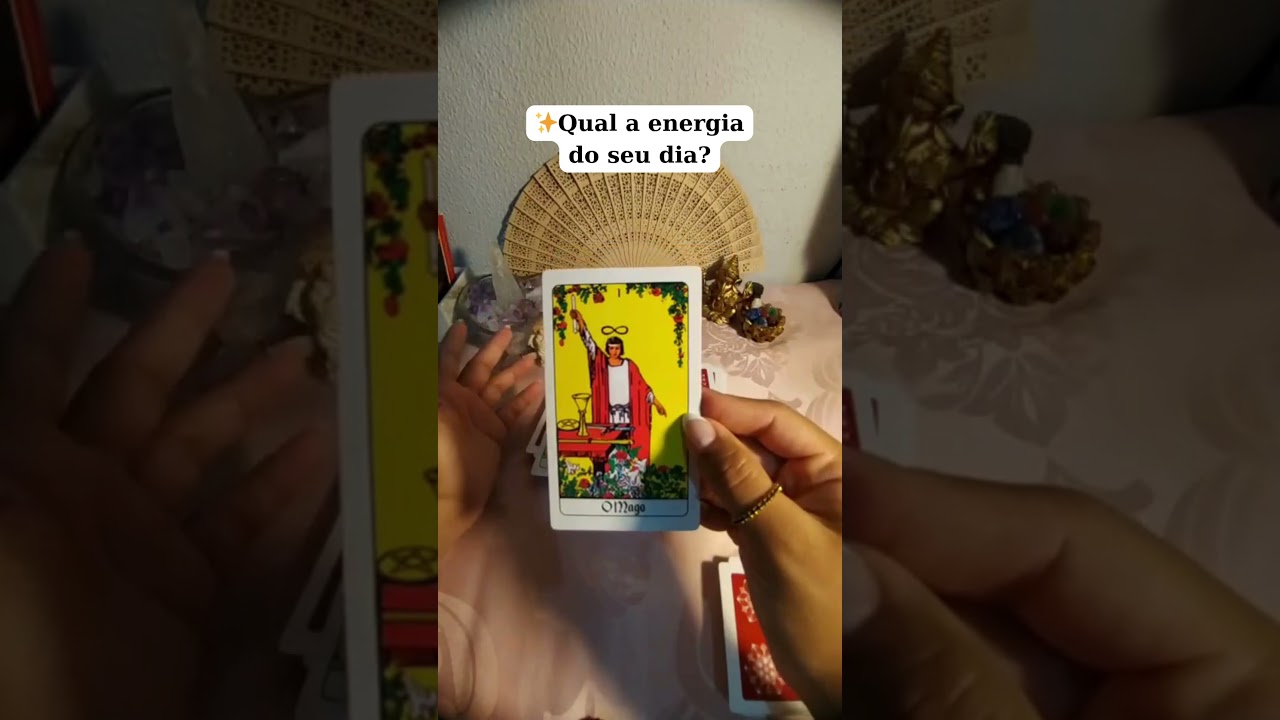 Read more about the article ENERGIA DO SEU DIA HOJE ✨  #tarot #tarotreading #shorts #cartomante #cartomancia #tarologa