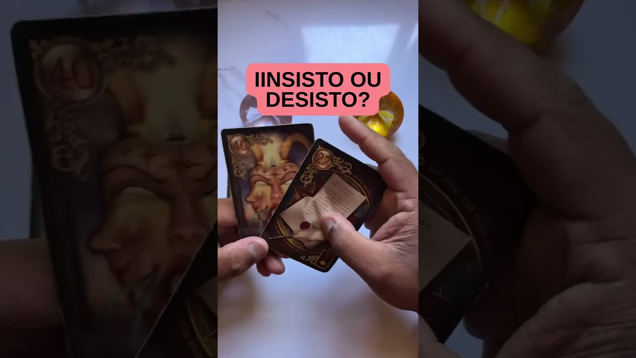 Read more about the article Insisto ou desisto dessa pessoa? | Tarot Responde #tarotdoamor #tarotdehoje #tarotgratis