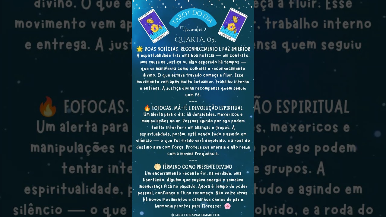 Read more about the article RESUMO DO DIA: ENVOLVE: GÊMEOS, LIBRA, AQUÁRIO, LEÃO, CÂNCER E CAPRICÓRNIO. #tarot #tarotreading