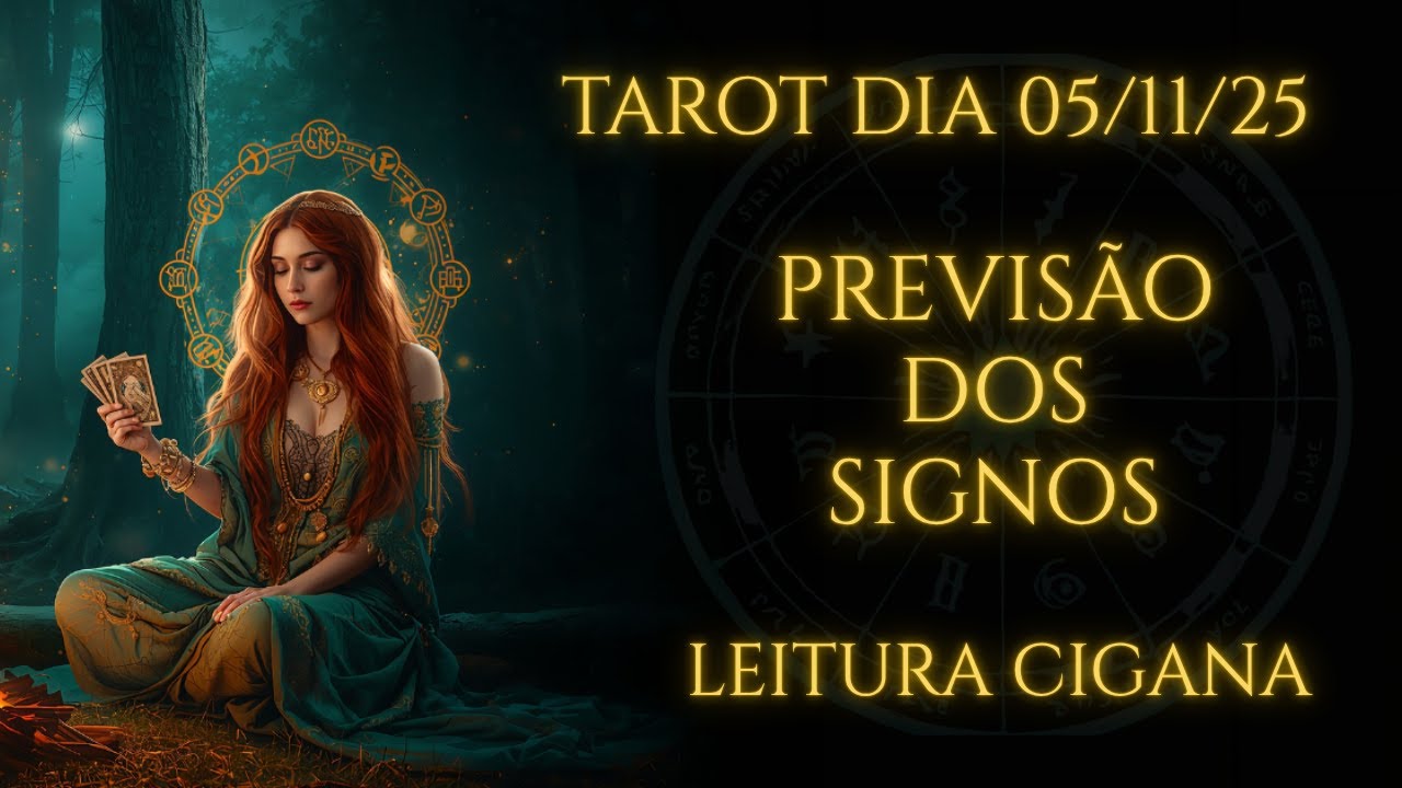 Read more about the article TAROT DIA 05/11/2025 — PREVISÃO DIÁRIA DOS SIGNOS | LEITURA CIGANA DO DESTINO