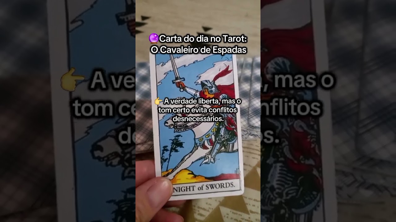 Read more about the article Carta do dia no Tarot: O Cavaleiro de Espadas