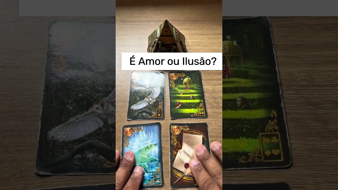 Read more about the article É amor é ilusão? #tarot #tarotonline #tarothoje #tarotdoamor