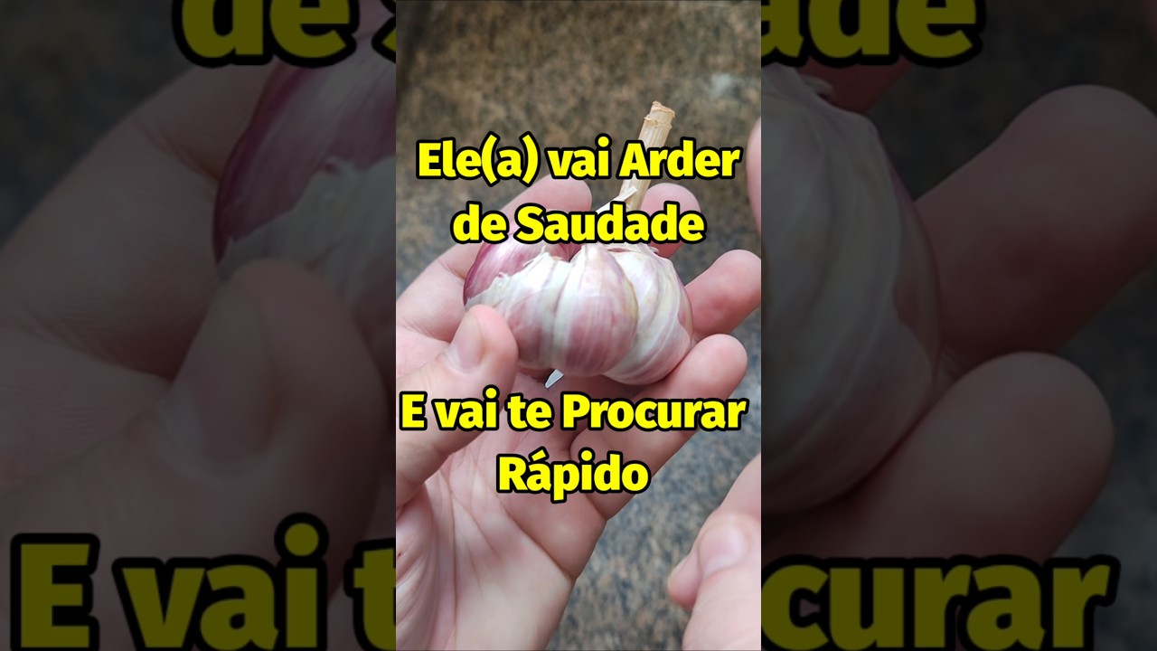 Read more about the article Ele(a) vai te procurar Ardendo de Saudade muito Rápido com a Simpatia do Alho