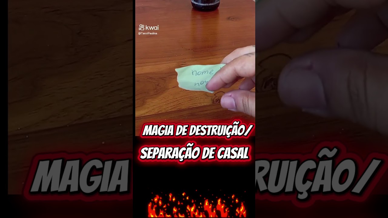 Read more about the article Magia de destruição/separação de casal. #feitiços #simpatias #simpatia