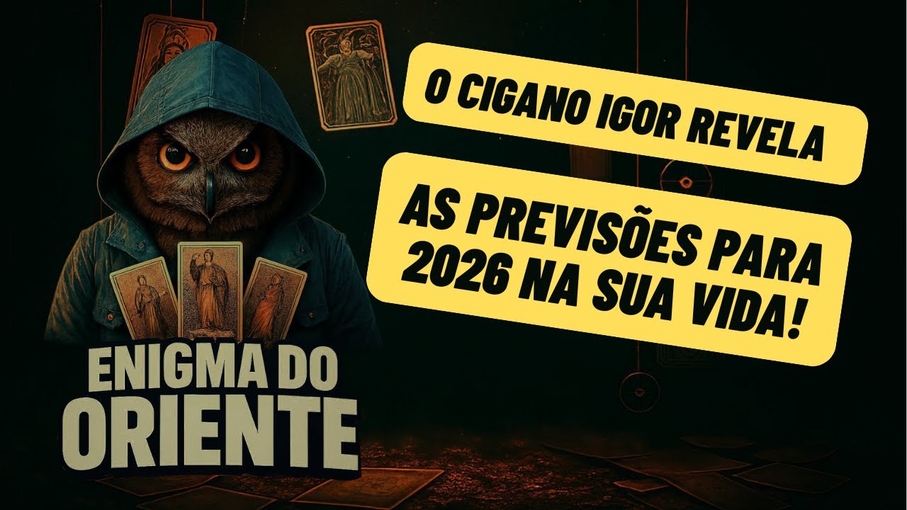 Read more about the article O Cigano Igor revela no tarot e oráculos as previsões para 2026 na sua vida!