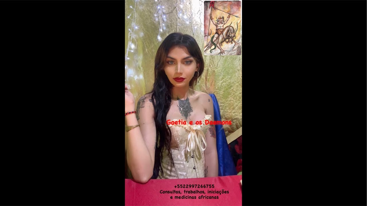 Read more about the article Previsões no tarot e aula sobre Goetia e os Daemons!