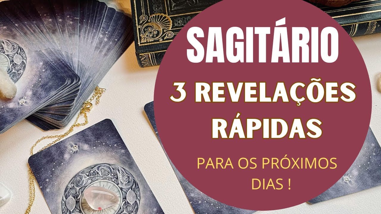 Read more about the article SAGITÁRIO♐| 3 REVELAÇÕES (RÁPIDAS) PARA OS PRÓXIMOS DIAS! (PREVISÕES/TAROT/SIGNOS).