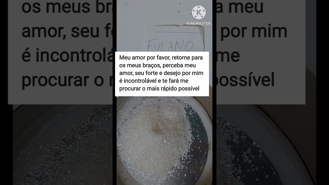 Read more about the article Simpatia do açúcar pra ele/a ficar docinho te procurar rápido