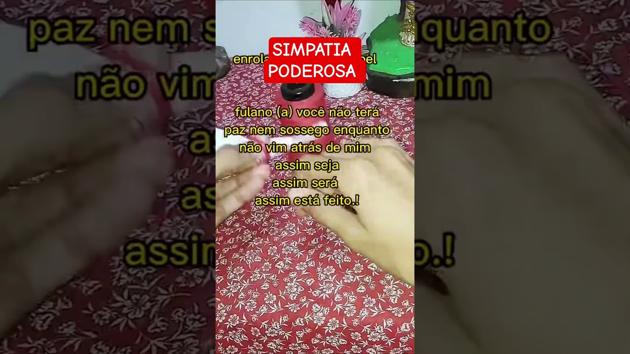 Read more about the article SIMPATIA PODEROSA  #simpatia #fyp #simpatias