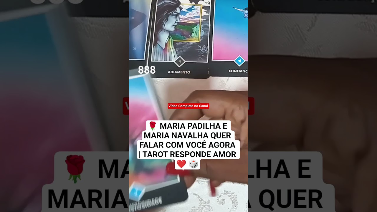 Read more about the article 🌹 MARIA PADILHA E MARIA NAVALHA QUER FALAR COM VOCÊ AGORA | TAROT RESPONDE AMOR ❤️ 🎲