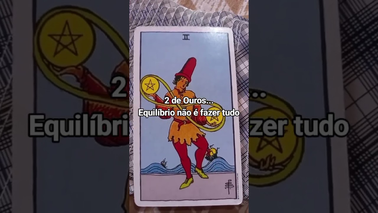 Read more about the article 2 de Ouros – Carta do dia no Tarot – Equilíbrio não é fazer tudo