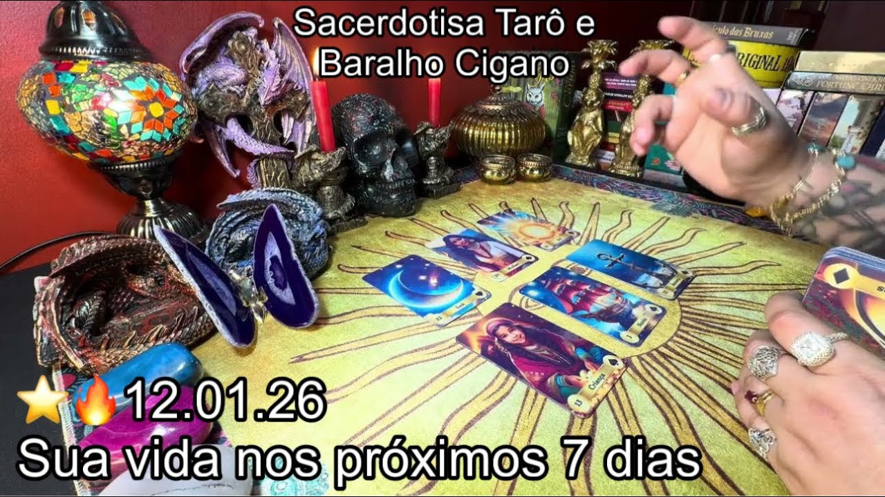 Read more about the article BARALHO CIGANO: SUA VIDA NOS PRÓXIMOS 7 DIAS ⭐️🔥 12.01.26