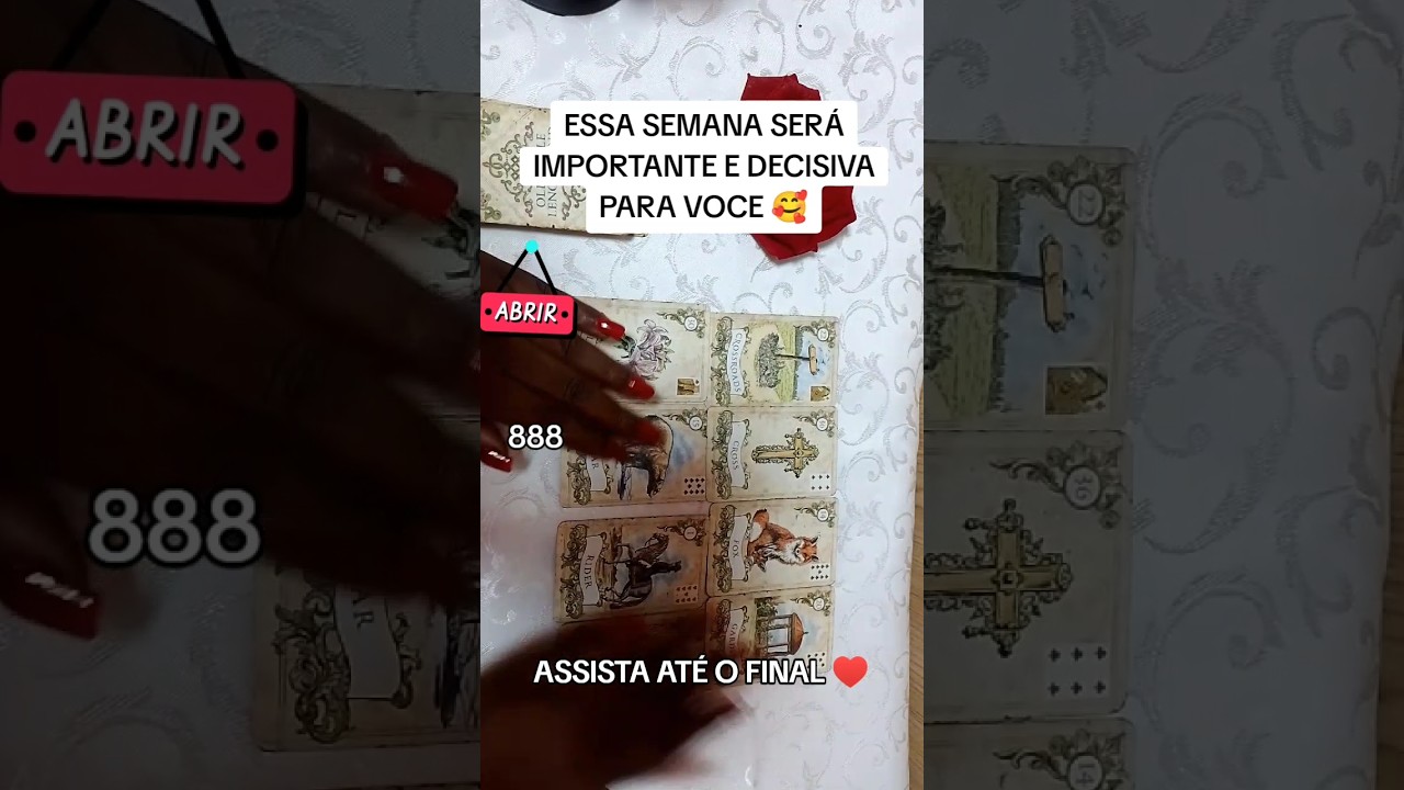 Read more about the article Deixe seu 👍🏽 + Salve esse vídeo para Previsão 🪩 #baralhocigano #tarotcoletivo #amor  #tarotreading