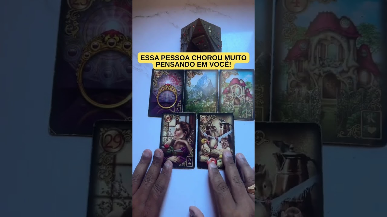 Read more about the article Ele chorou muito pensando em você! #tarot #tarotonline #tarotdehoje #baralhocigano