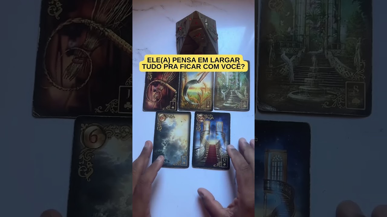 Read more about the article Ele pensa em largar tudo pra ficar comigo? #tarot #leituradetarot #leituraintuitiva